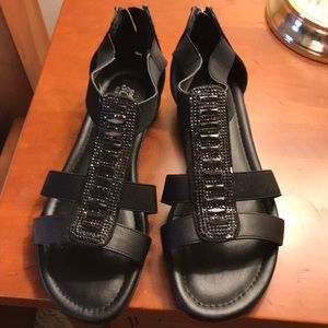 Black straps Sandals